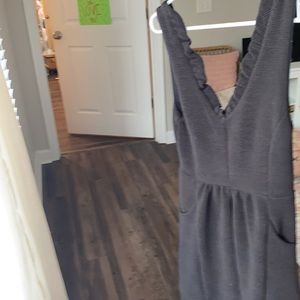 Anthropologie Maeve Black Scallop Dress